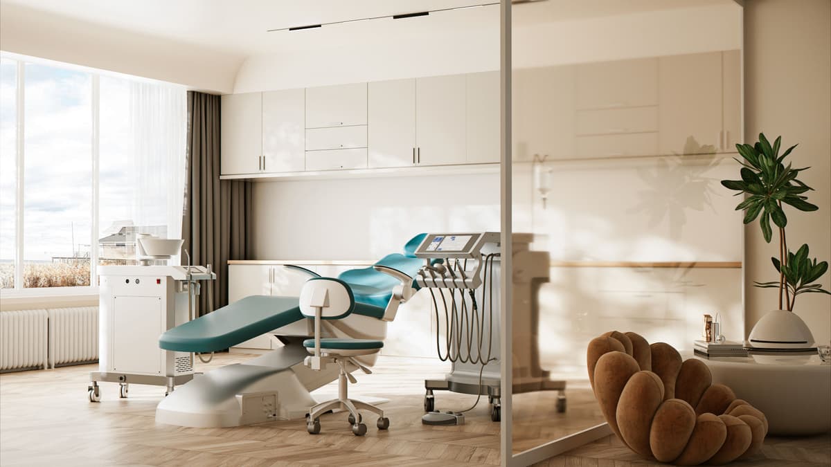 Dental Cart and Assistant Cart in clinical setting