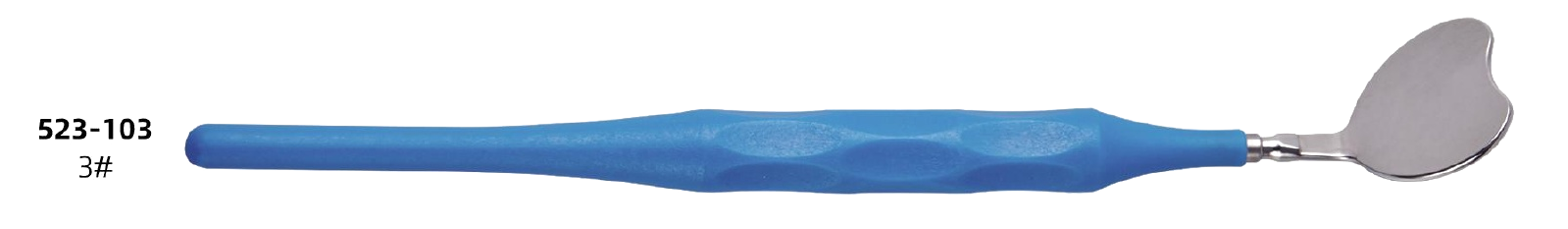 Mouth Mirror 3# — Silicone Handle