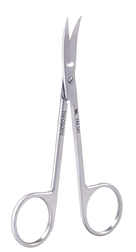 Suture Scissors III — Curved Sharp 12cm