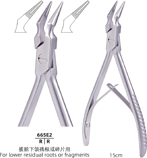 Root Forceps — Lower Residual Roots / Fragments