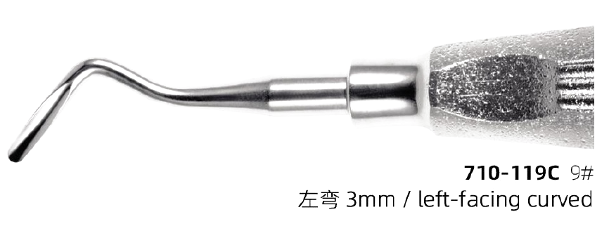 Regular Elevator C 9# · 3mm Left-Facing Curved