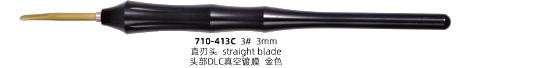 Pen-Elevator C 3# · 3mm Straight Blade (DLC Gold)