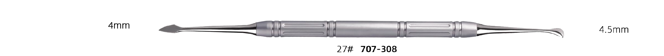 Periosteal Elevator 27# — 4mm / 4.5mm