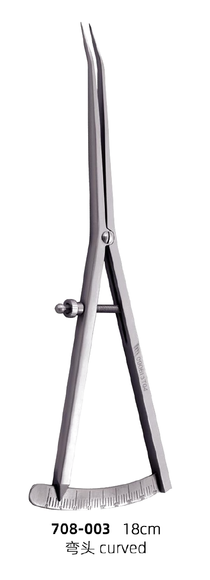 Bone Caliper — Curved 18cm