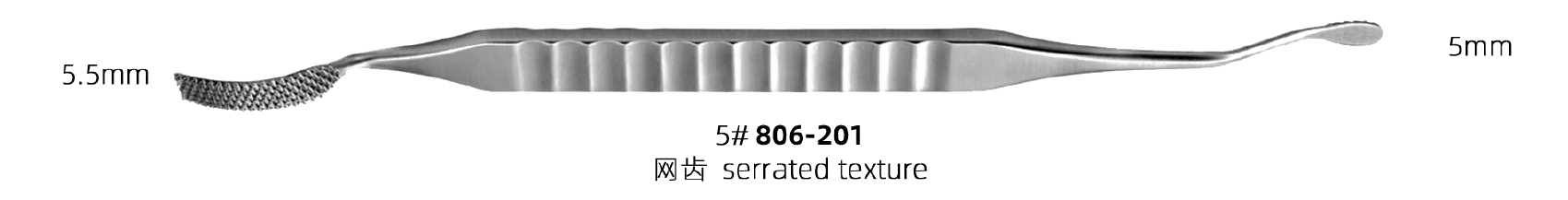 Bone File I — Serrated Texture