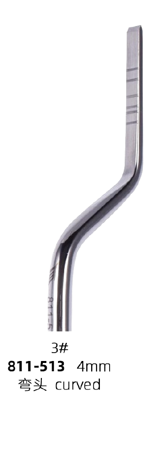 Chisel — Double Slant, Curved (Scaled)